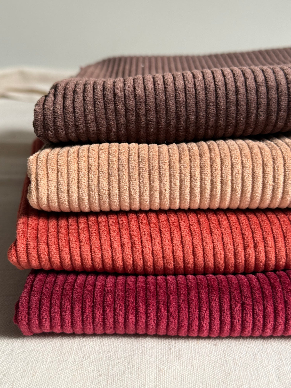 Cotton Corduroy Fabric - Chocolate