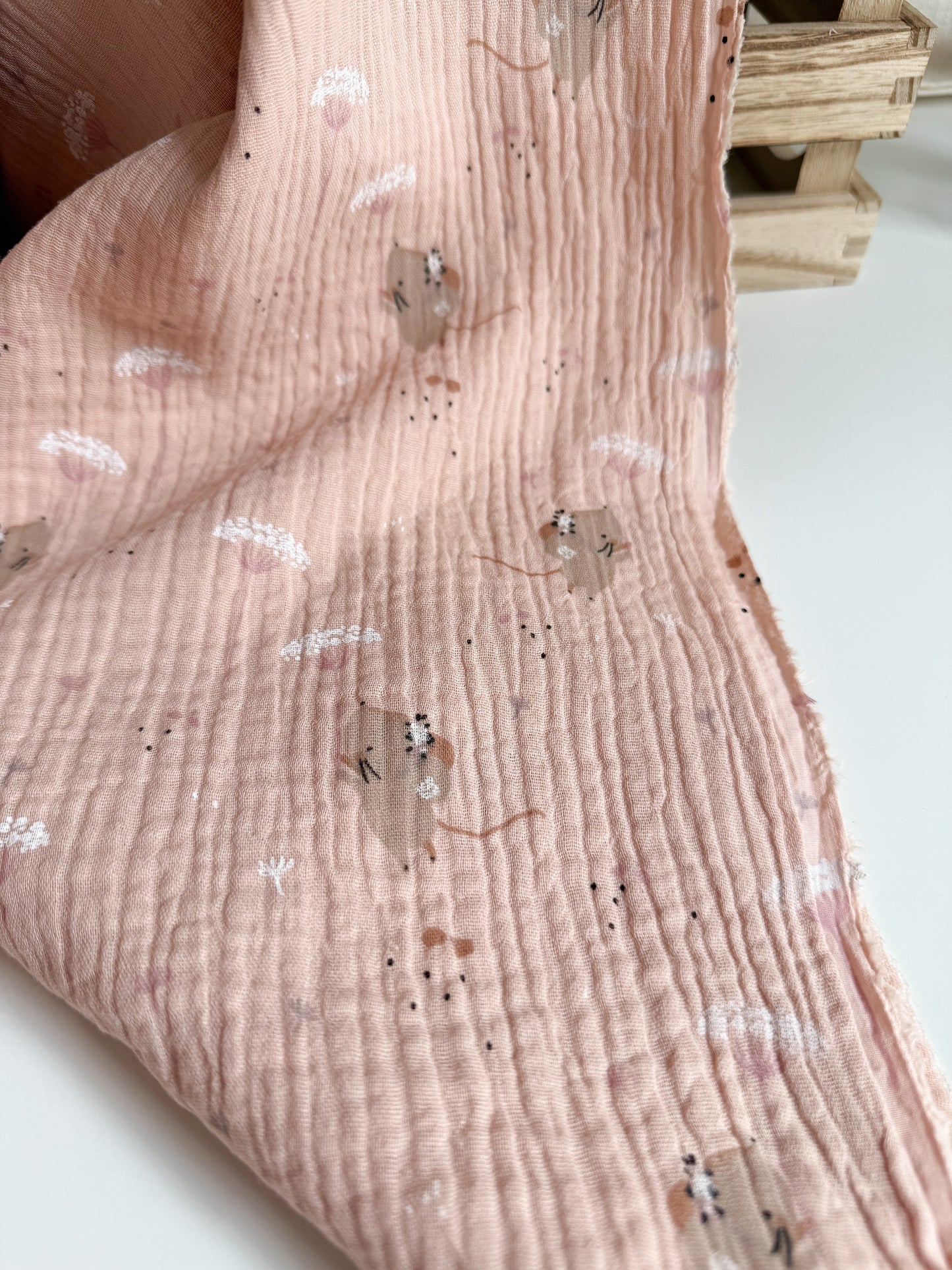 Double Gauze Fabric - Mice