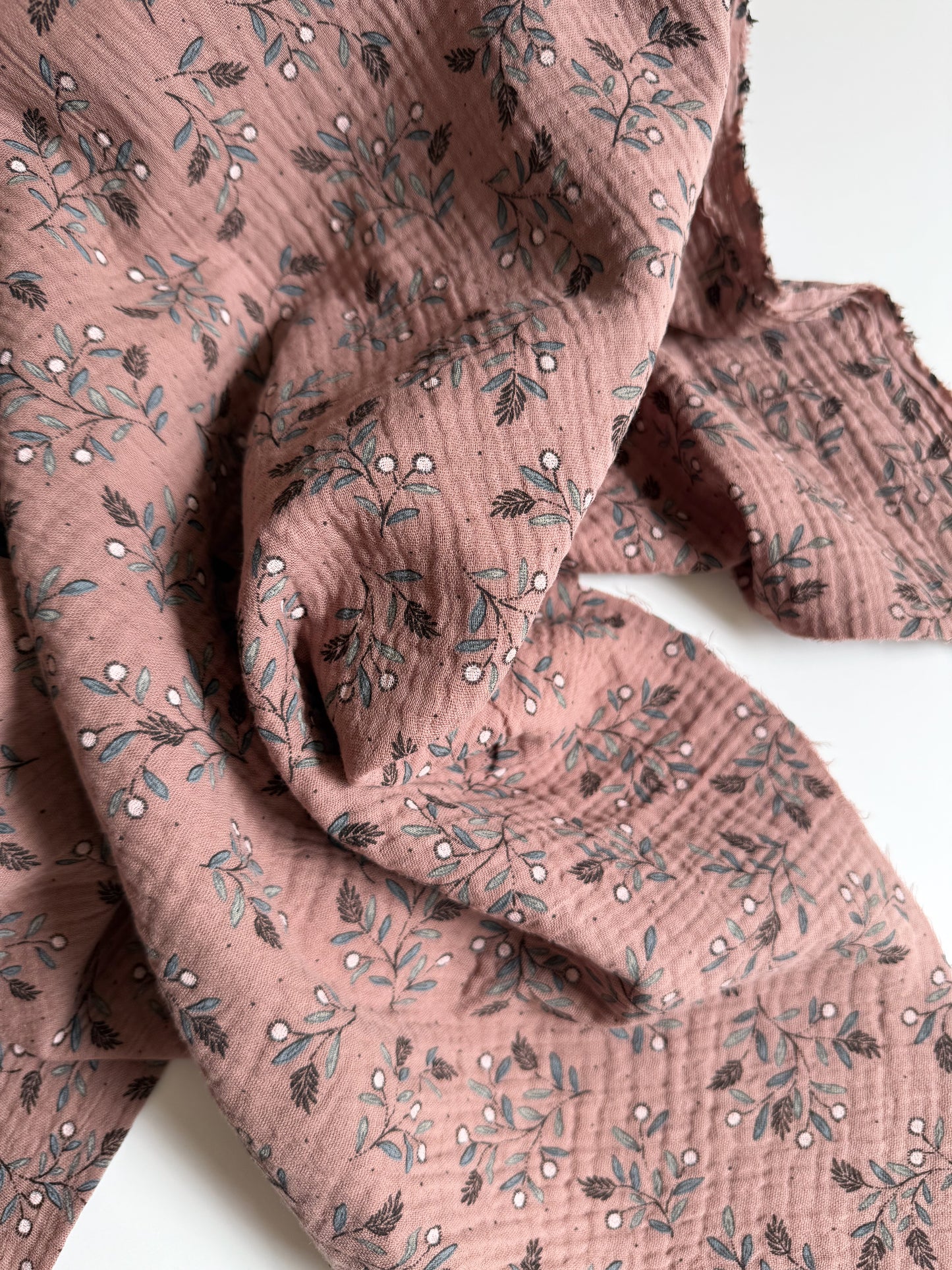 Double Gauze Fabric - Autumn Branches