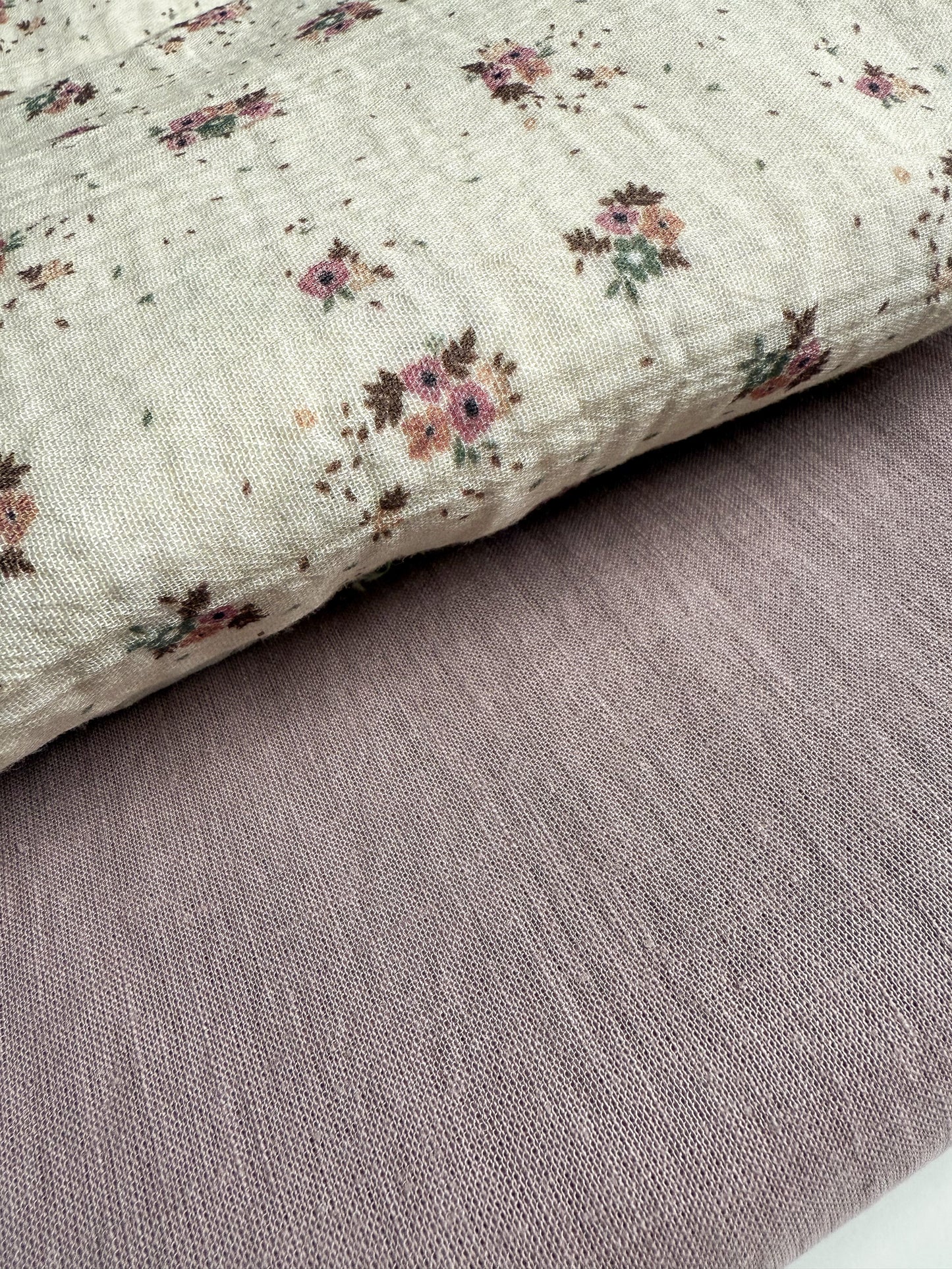 Fine Stonewashed Linen Fabric - Vintage Pink