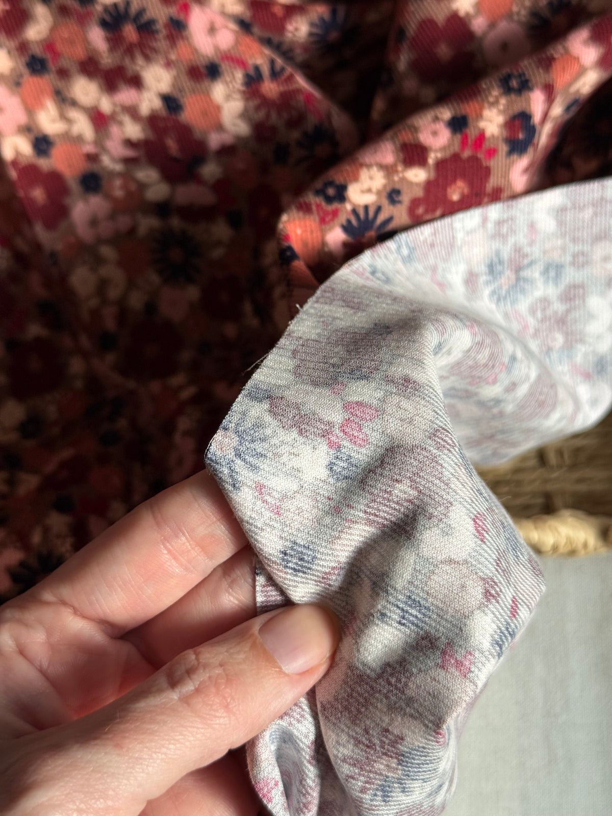 Cotton Baby Cord Fabric - Meadow