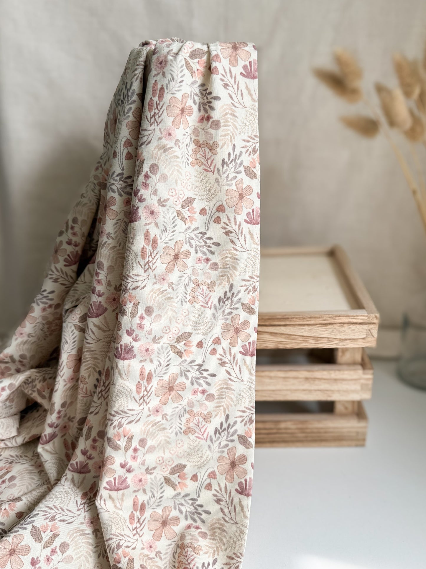 Cotton Jersey - Floral Blush