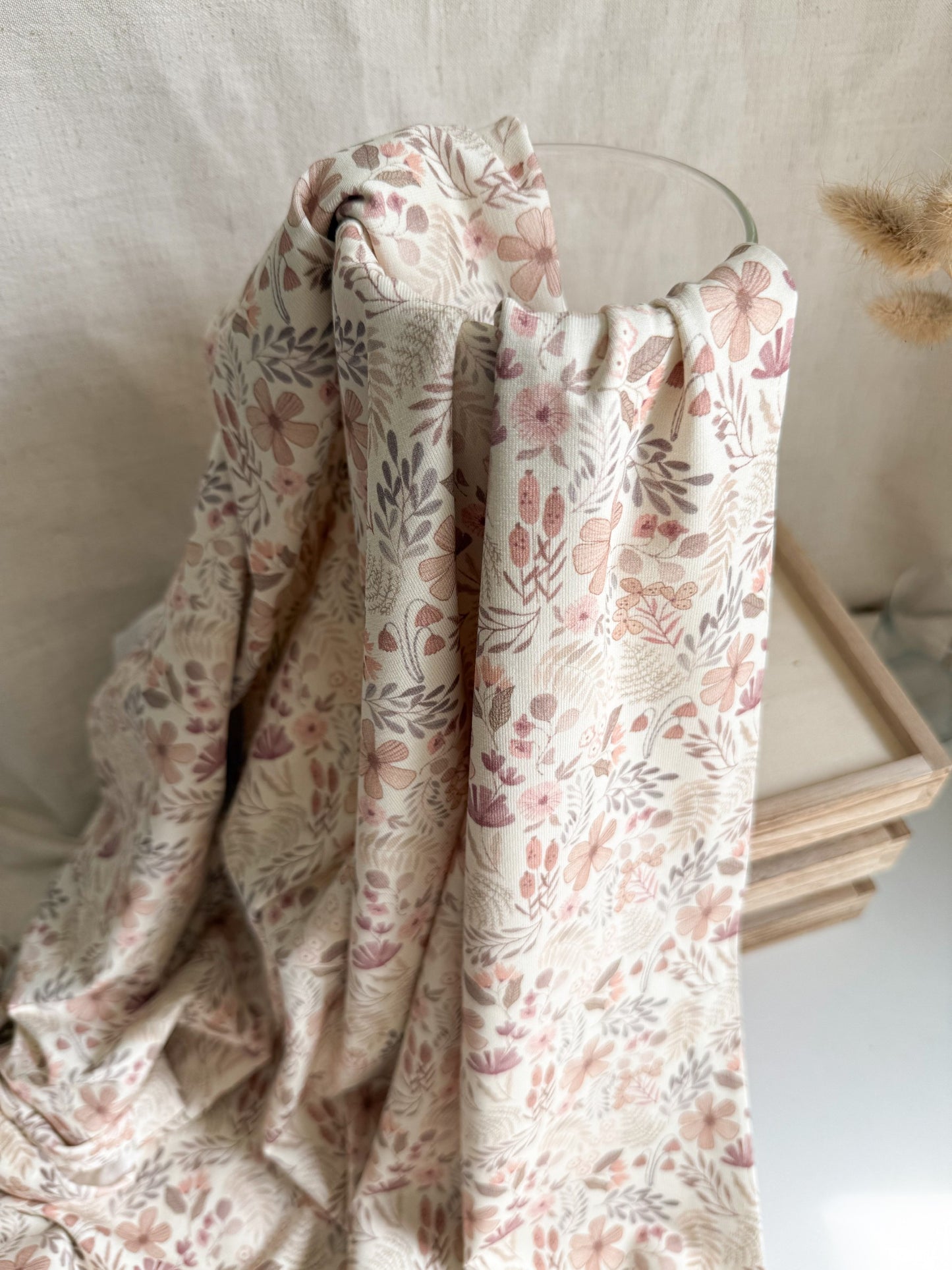 Cotton Jersey - Floral Blush