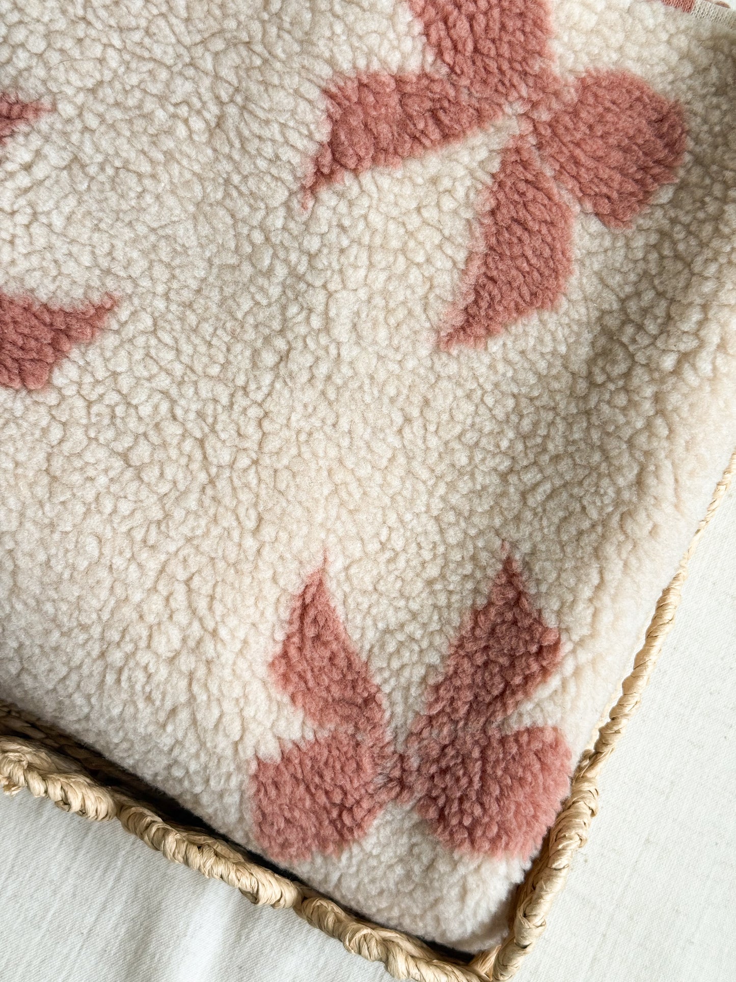 Soft Teddy Fabric - Bows