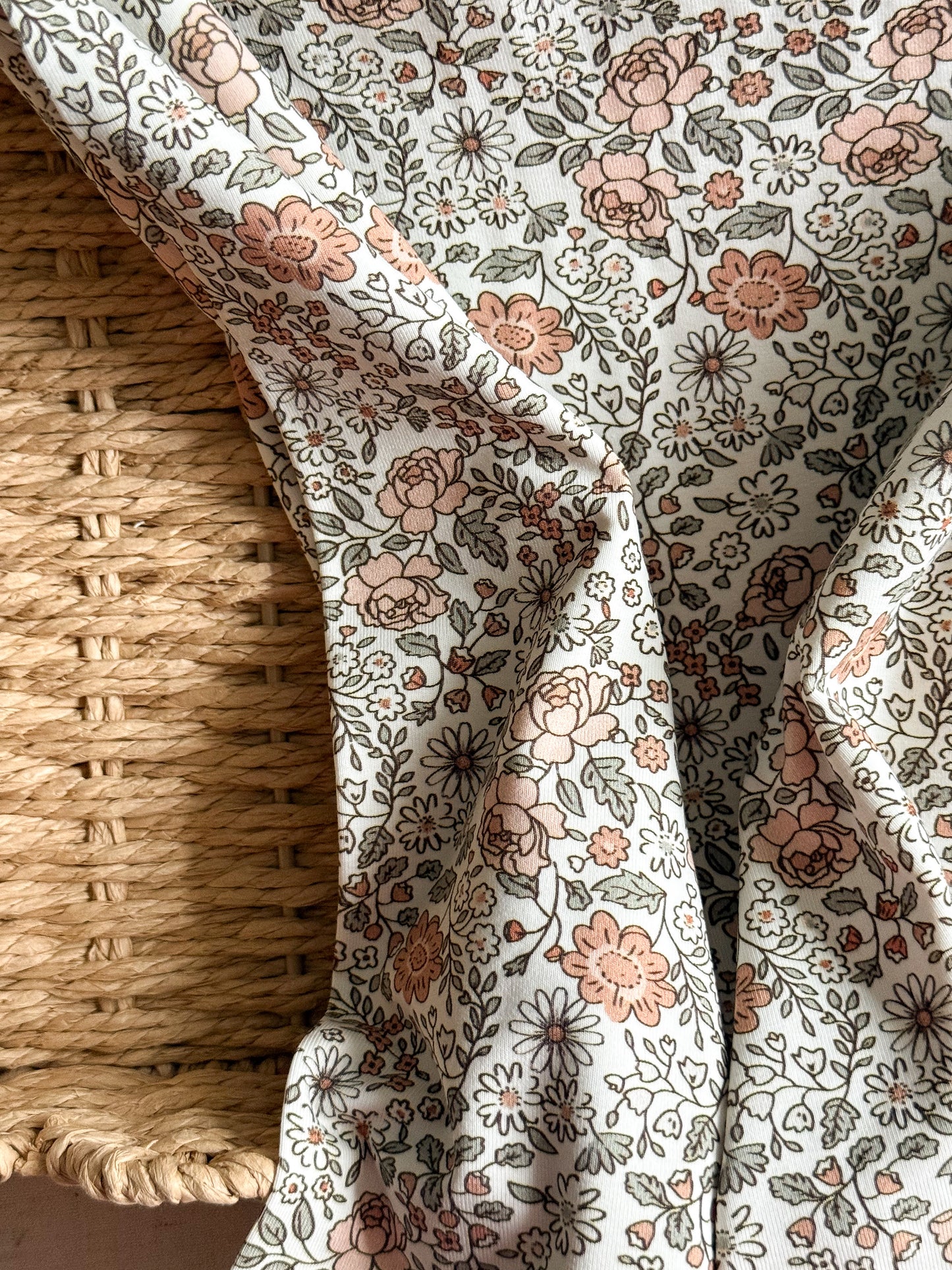 Cotton Jersey Fabric - Spring Daisies