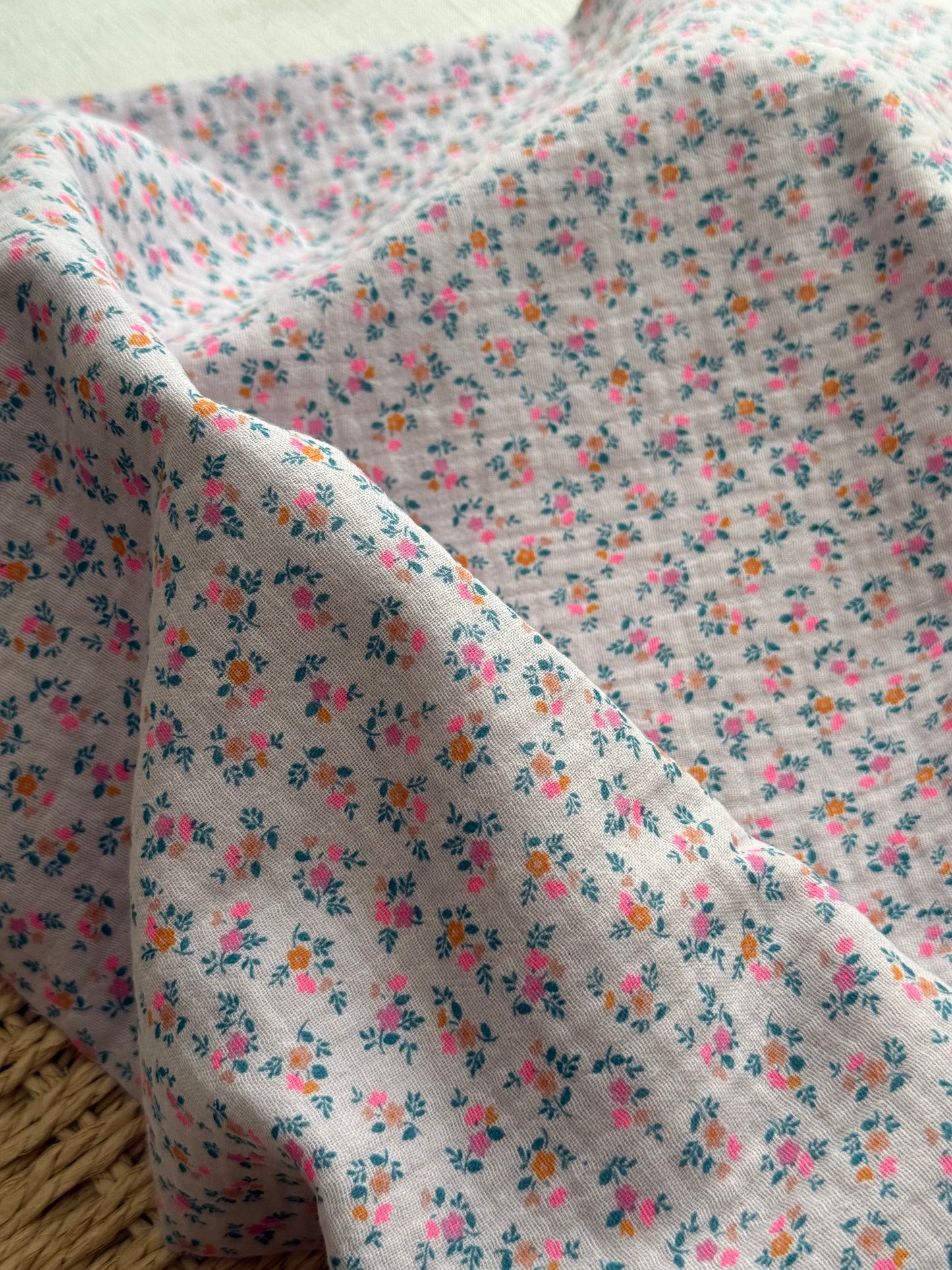Organic Double Gauze Fabric - Parma Violet