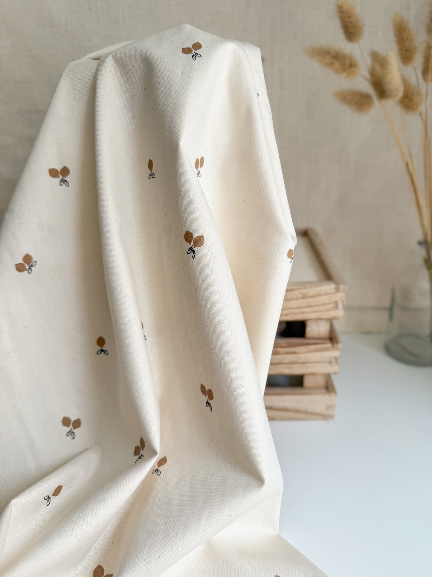 Organic Cotton Poplin Fabric - Lemons
