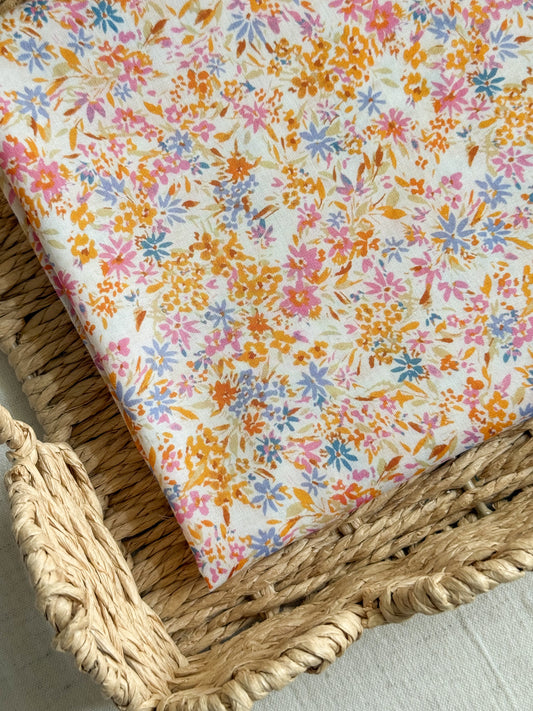 Cotton Voile Fabric - Summer Floral