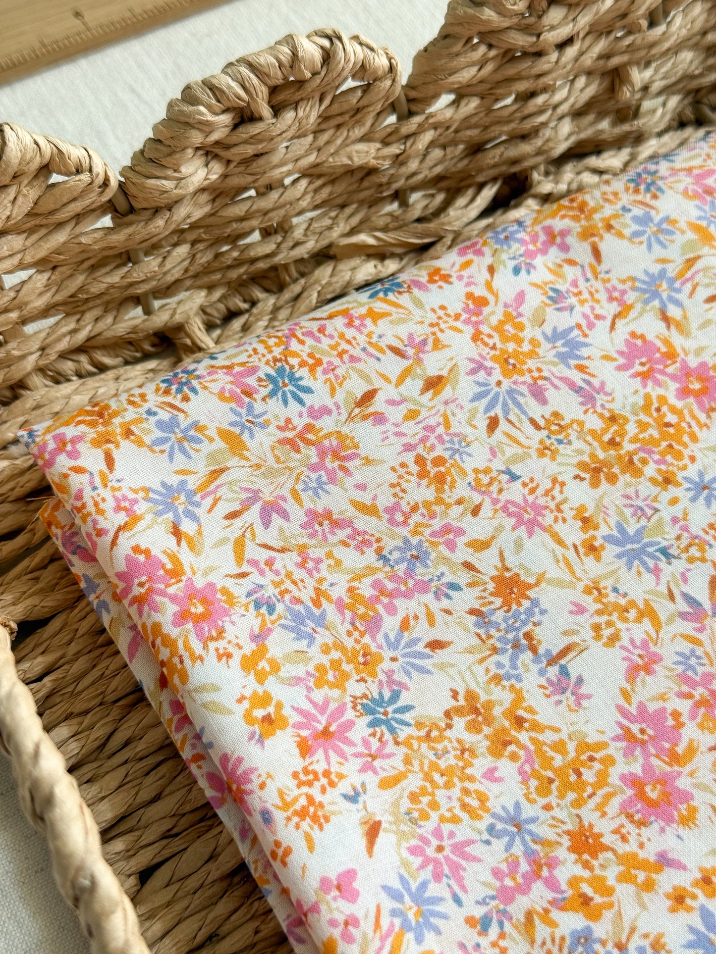 Cotton Voile Fabric - Summer Floral