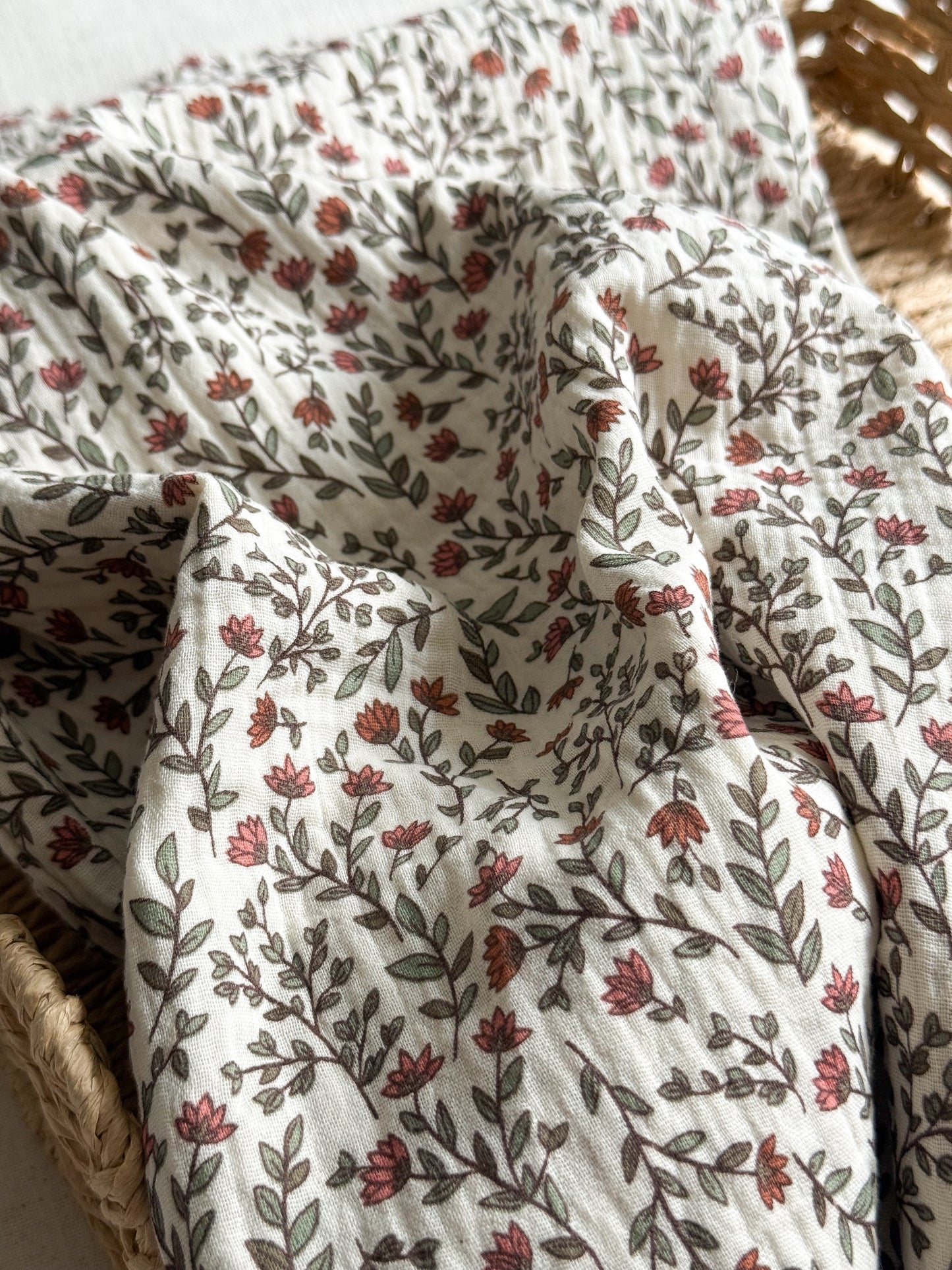 Double Gauze Fabric - Foliage