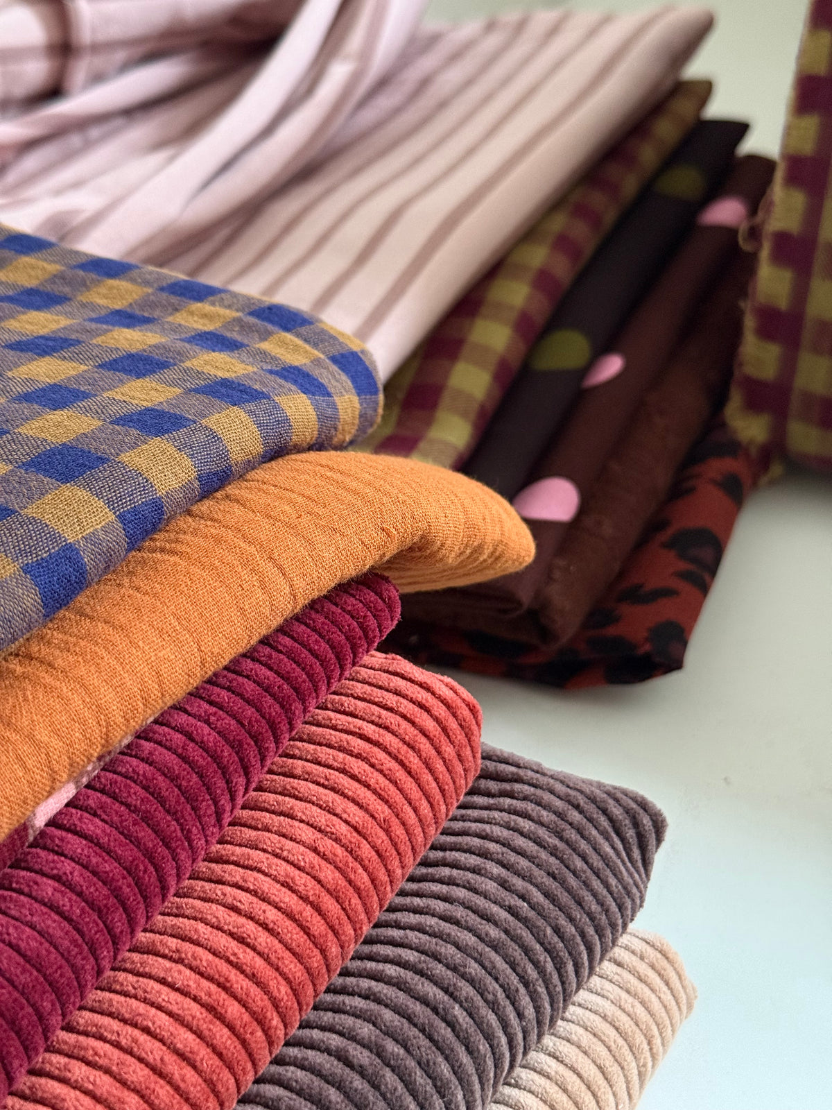 Cotton Corduroy Fabric - Bordeaux