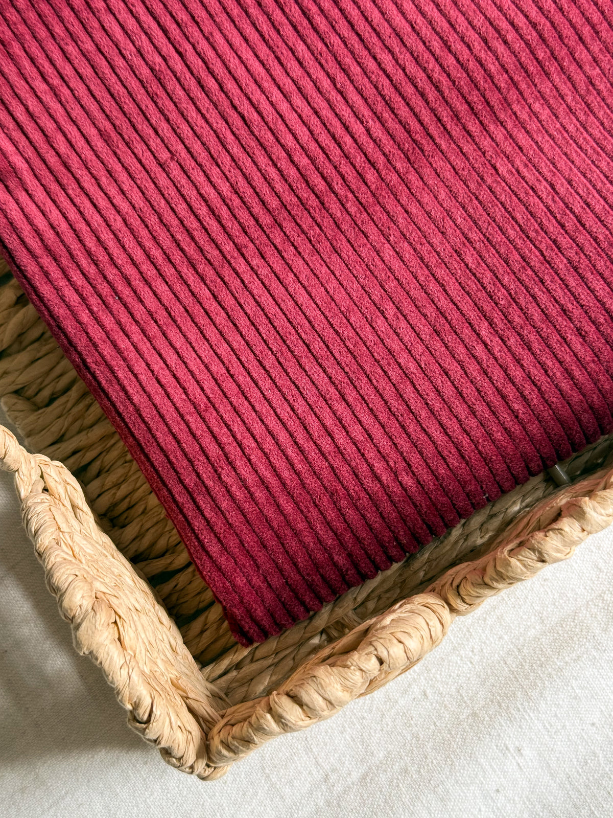 Cotton Corduroy Fabric - Bordeaux