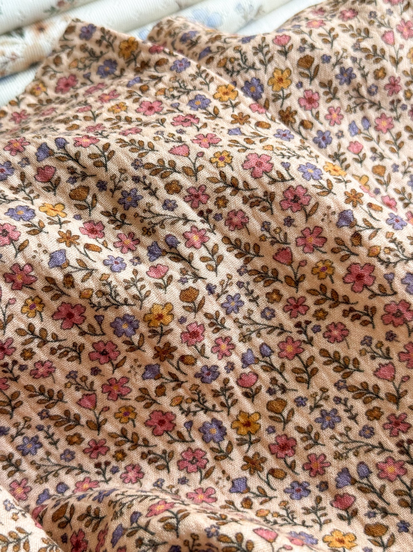 Cotton Double Gauze Fabric - Summer Meadow