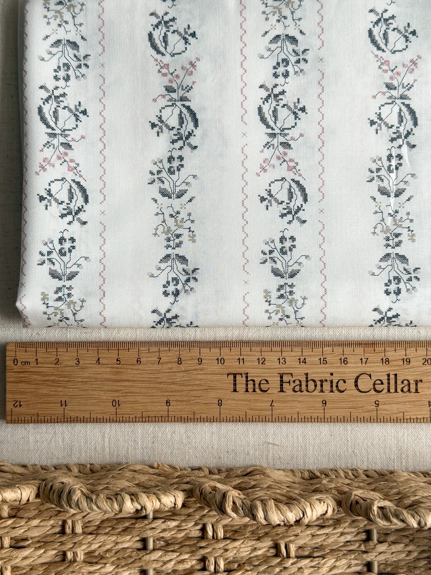 Organic Cotton Voile Fabric - Romantic Floral