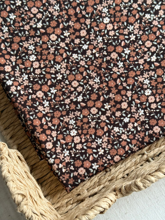 Cotton Jersey - Autumn Flowers