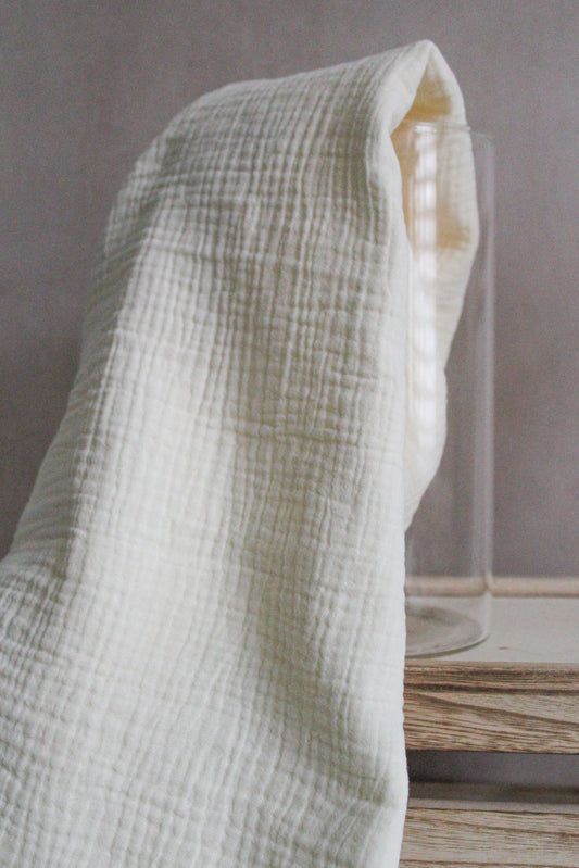 Organic Double Gauze Fabric - Ecru