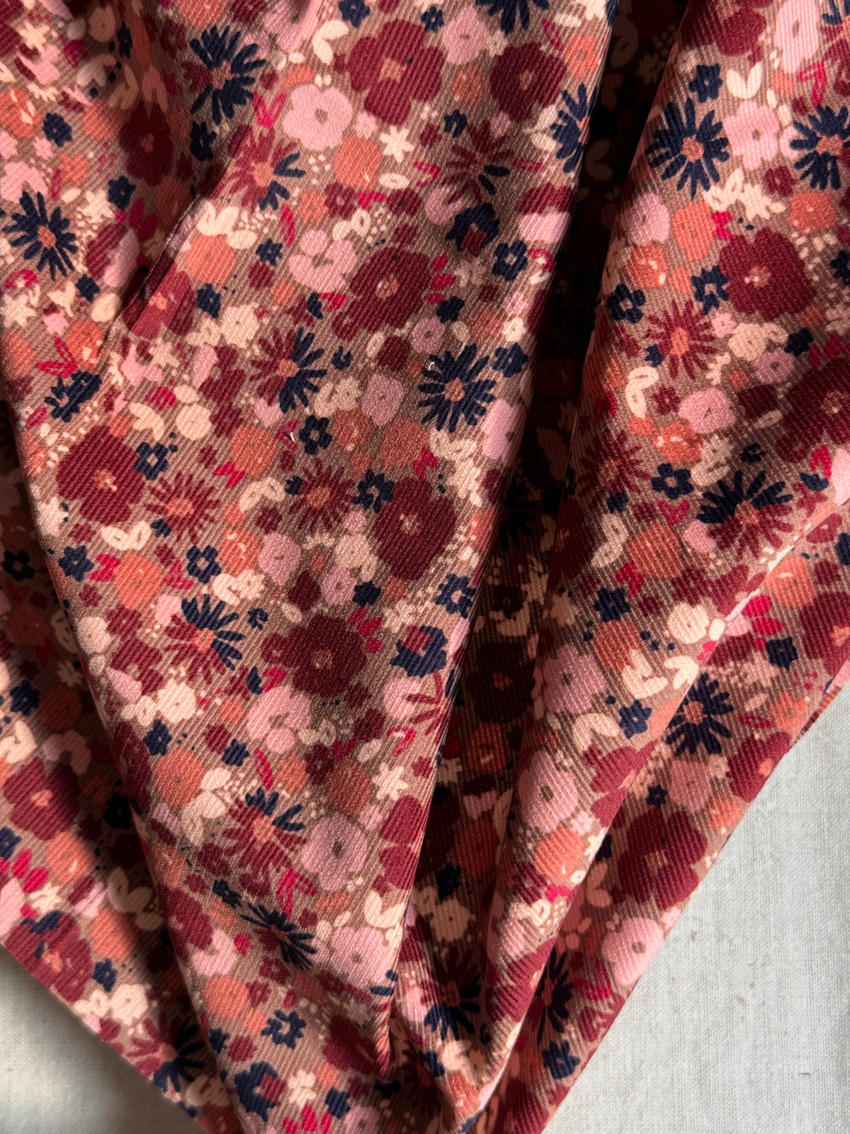 Cotton Baby Cord Fabric - Meadow