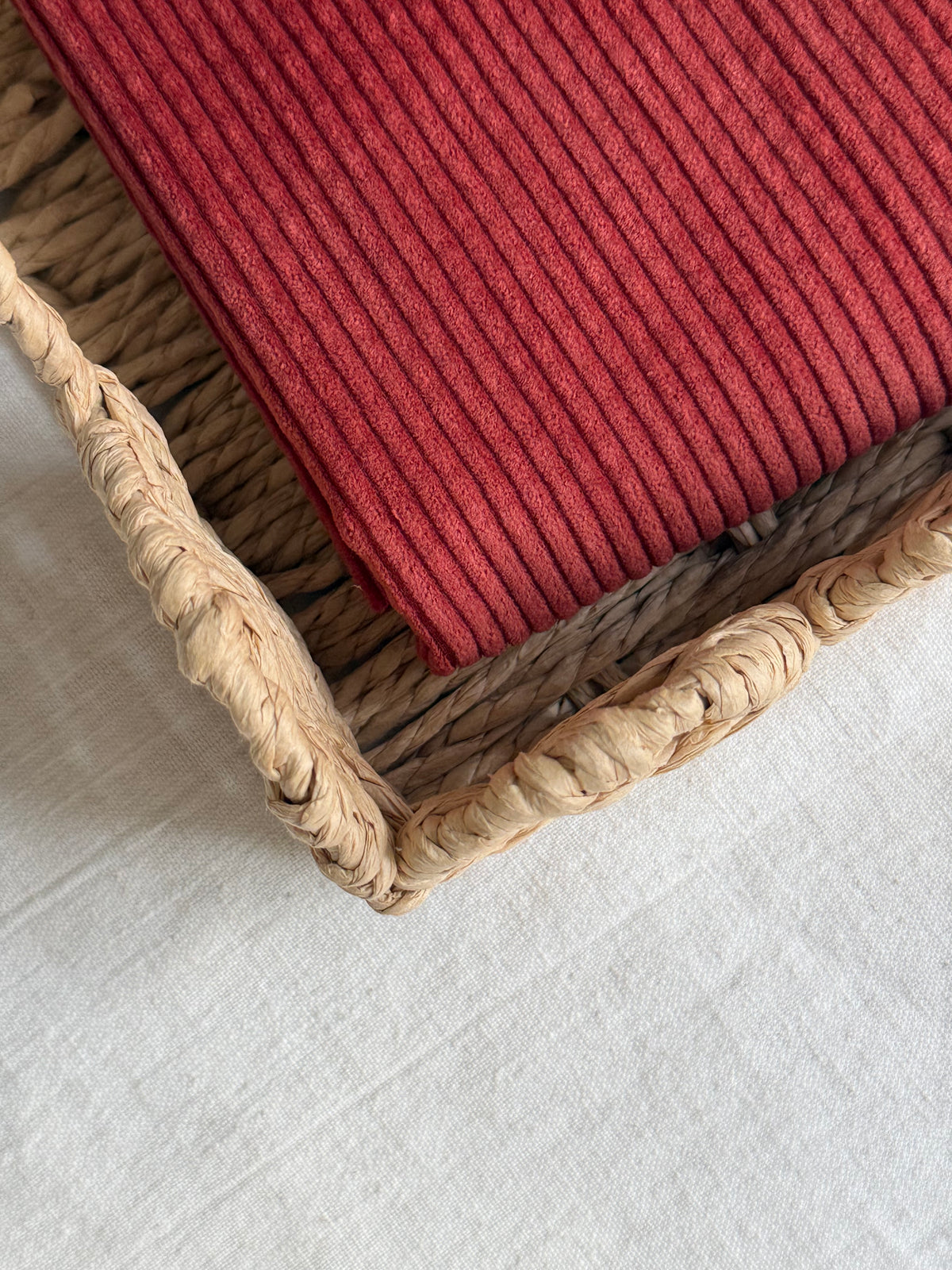 Cotton Corduroy Fabric - Rust