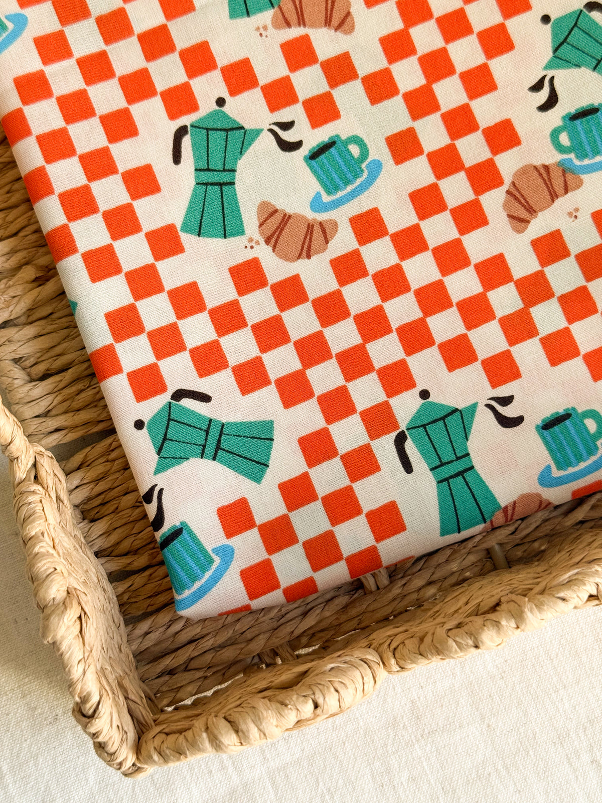 Cotton Poplin Fabric  - Un Café