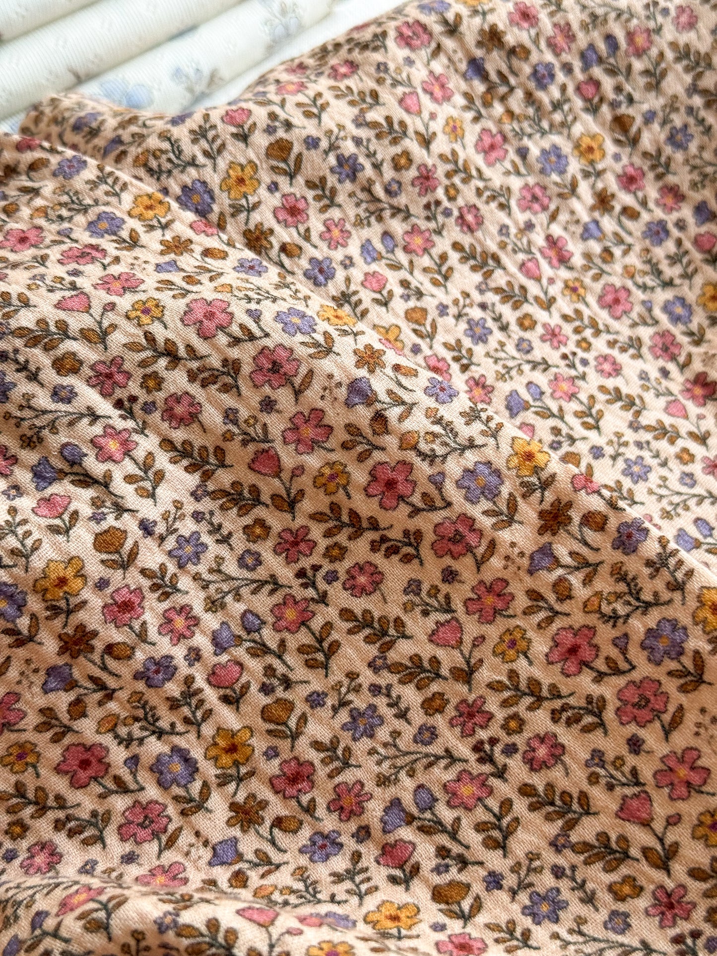 Cotton Double Gauze Fabric - Summer Meadow