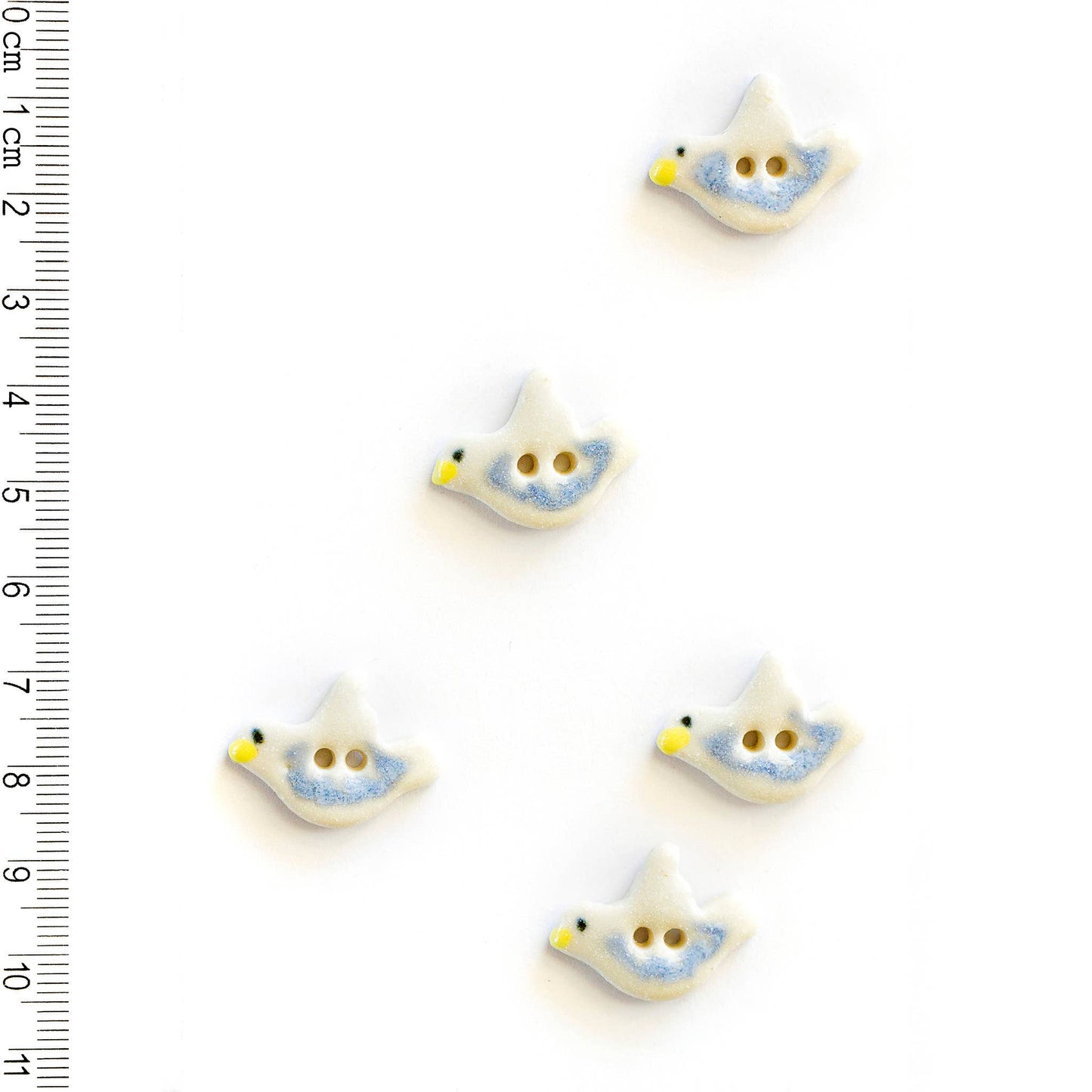 Dove Buttons - 22mm - Pack of 5
