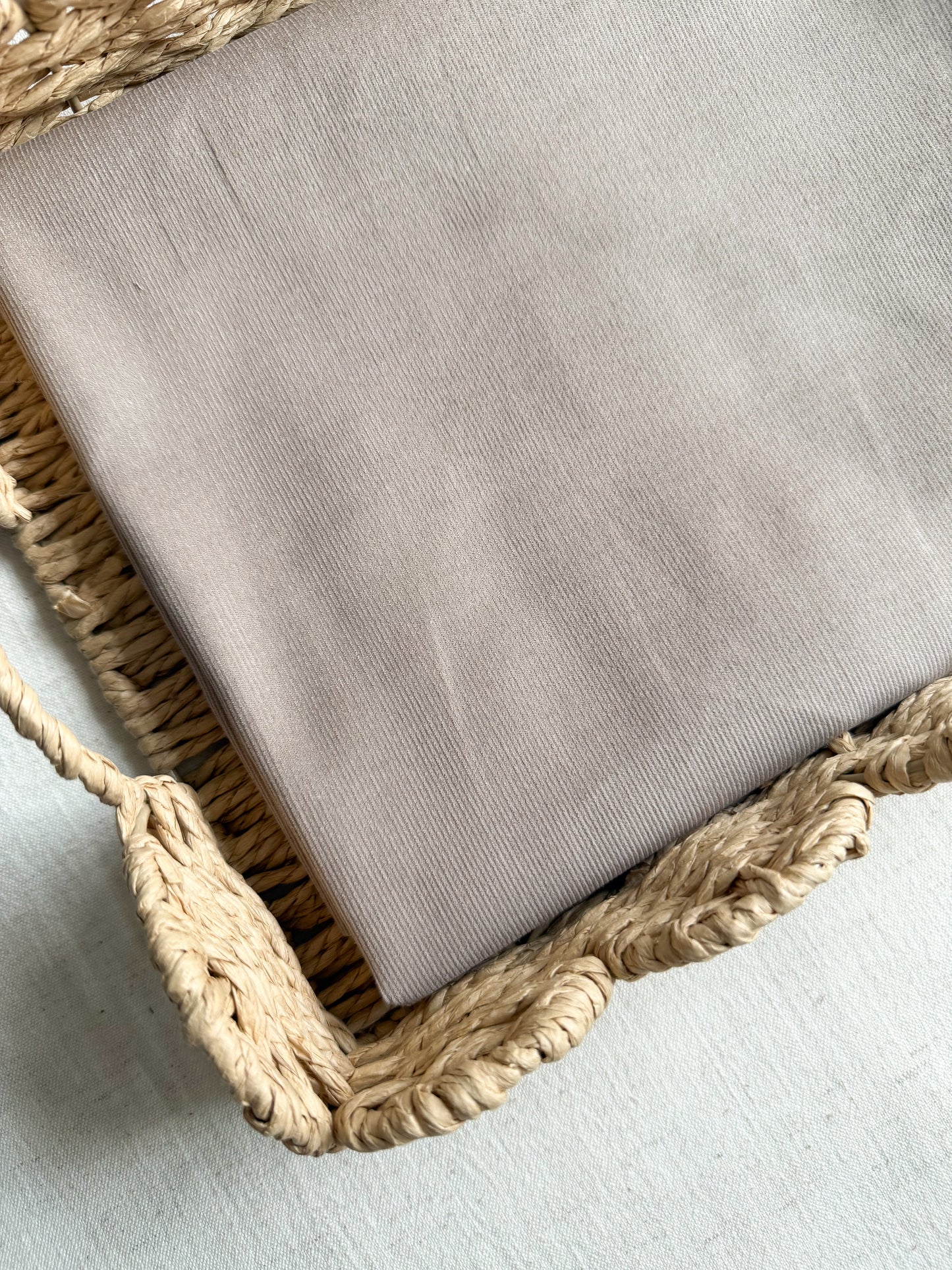 Cotton Baby Cord Fabric - Mouse Brown