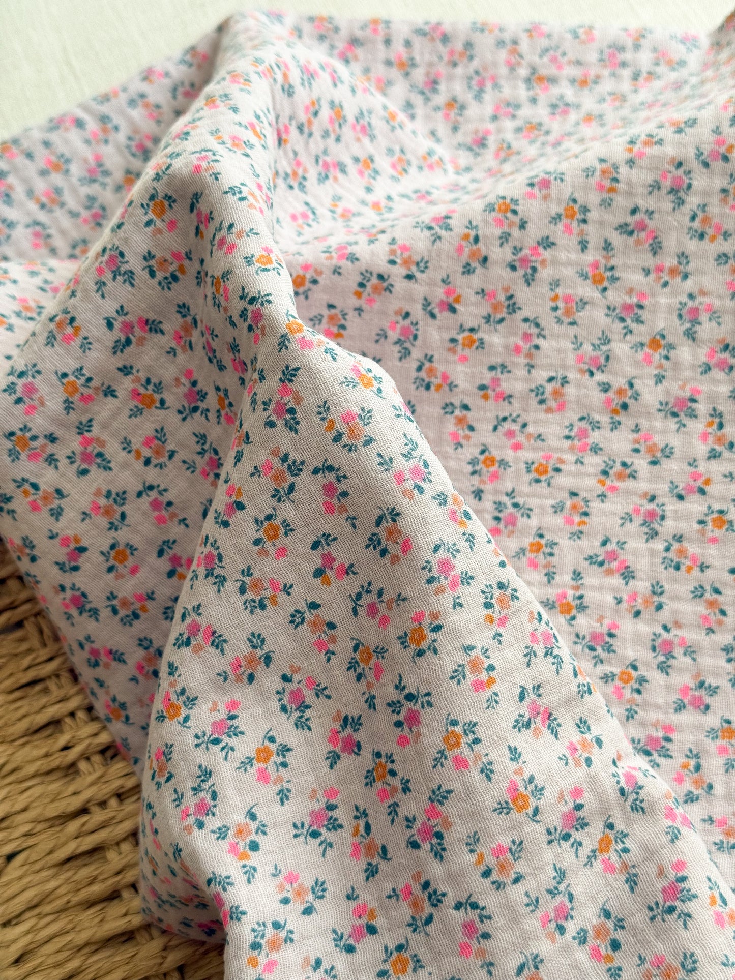 Organic Double Gauze Fabric - Parma Violet