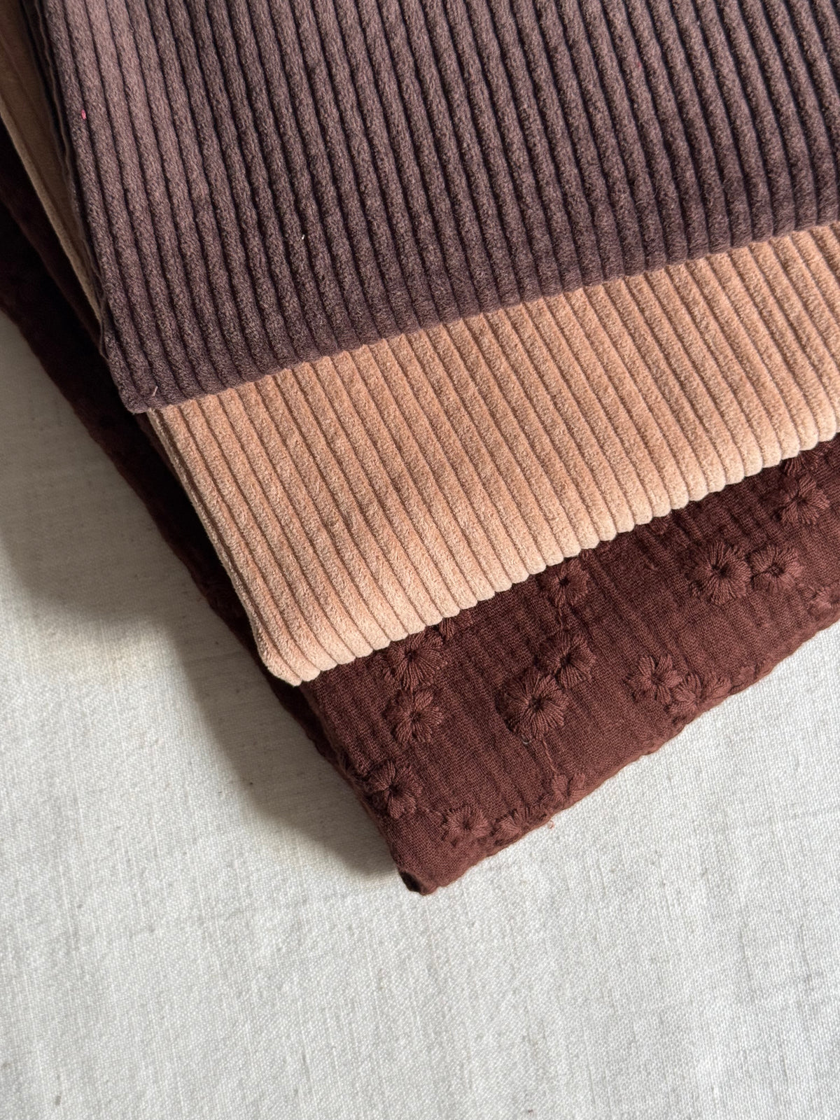 Cotton Corduroy Fabric - Praline
