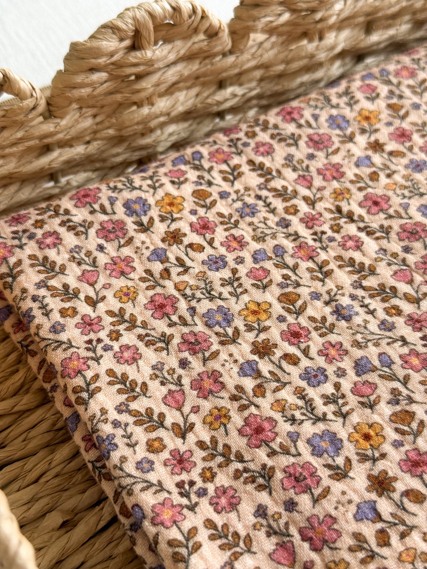 Cotton Double Gauze Fabric - Summer Meadow