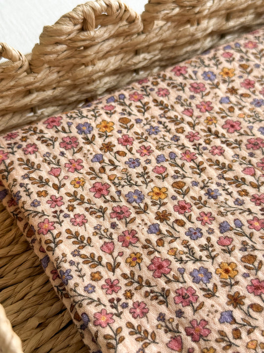 Cotton Double Gauze Fabric - Summer Meadow