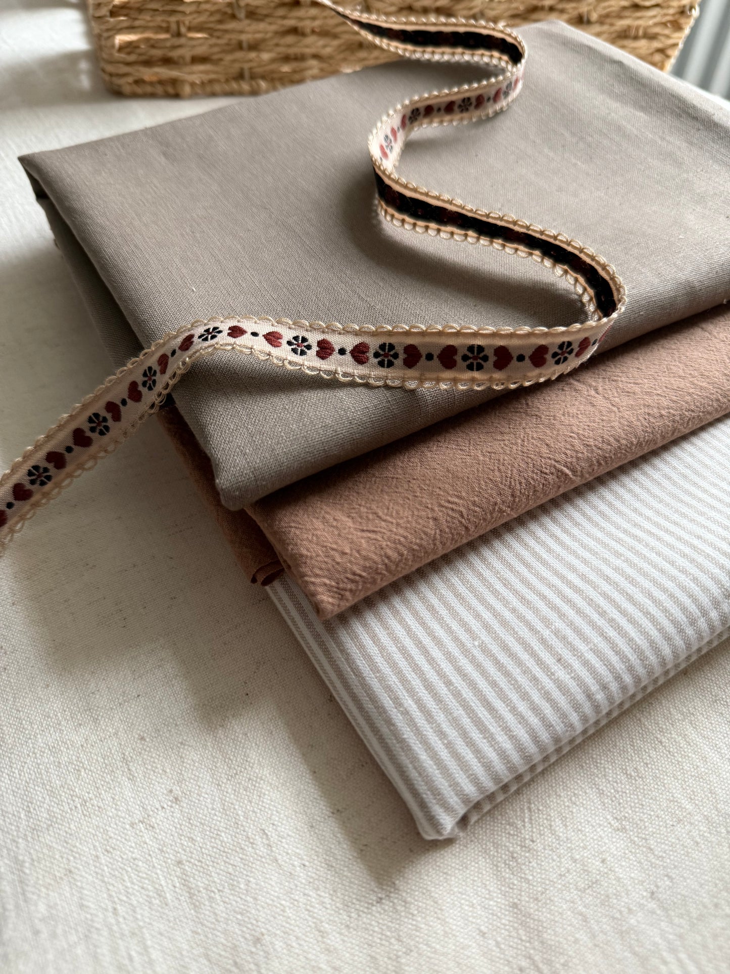 Fine Stonewashed Linen Fabric - Taupe