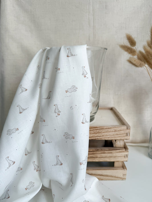 Duck Goose Printed Cotton Fabric 