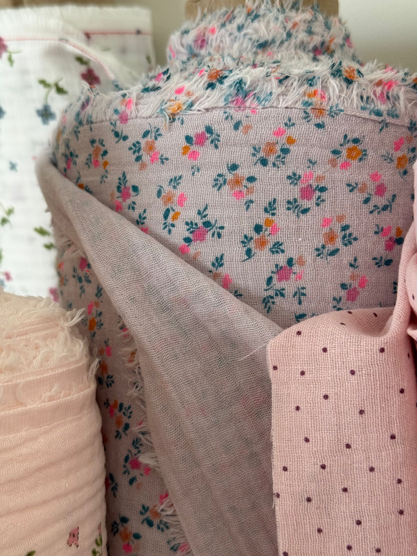 Organic Double Gauze Fabric - Parma Violet