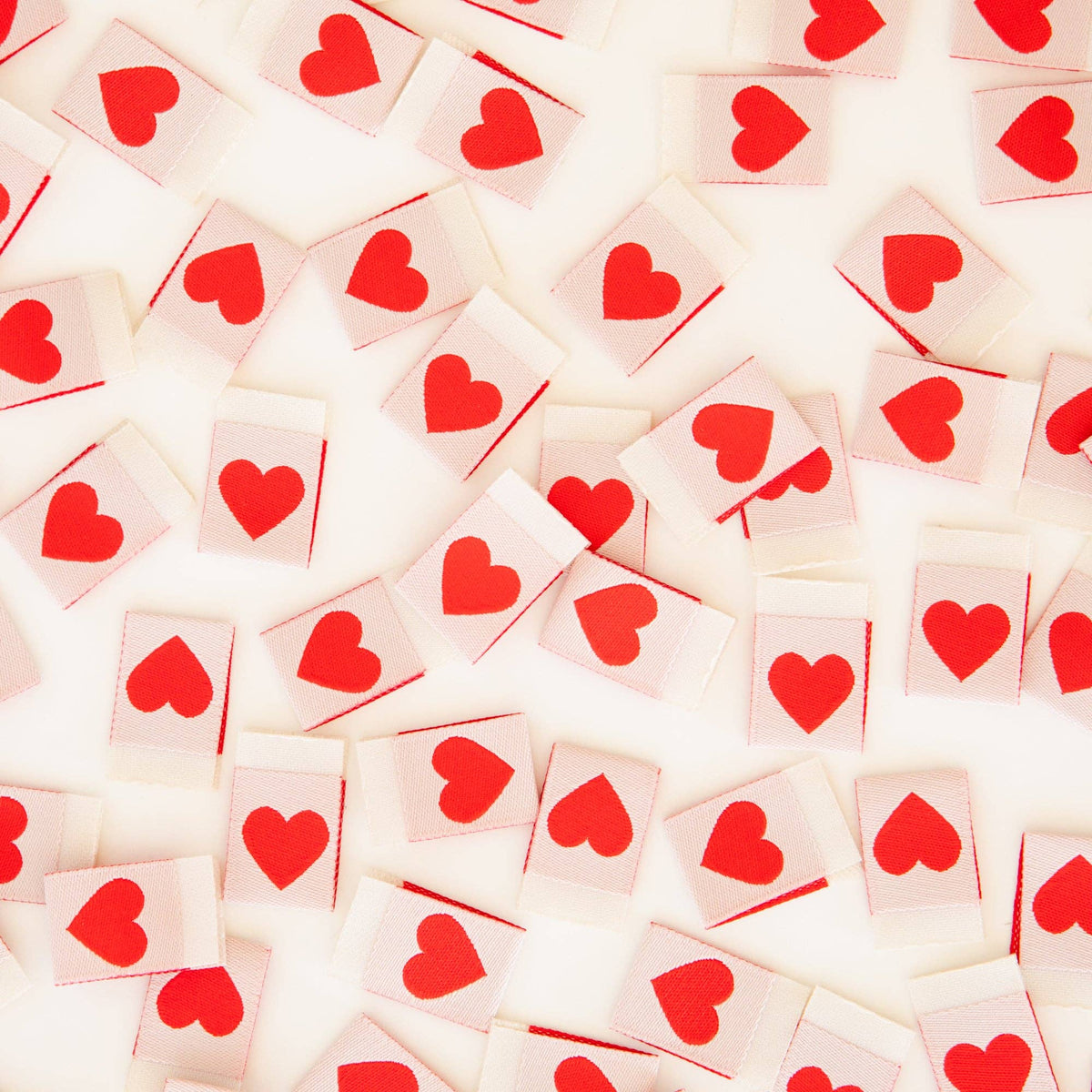 Red Heart Woven Sewing Labels - Pack of 8